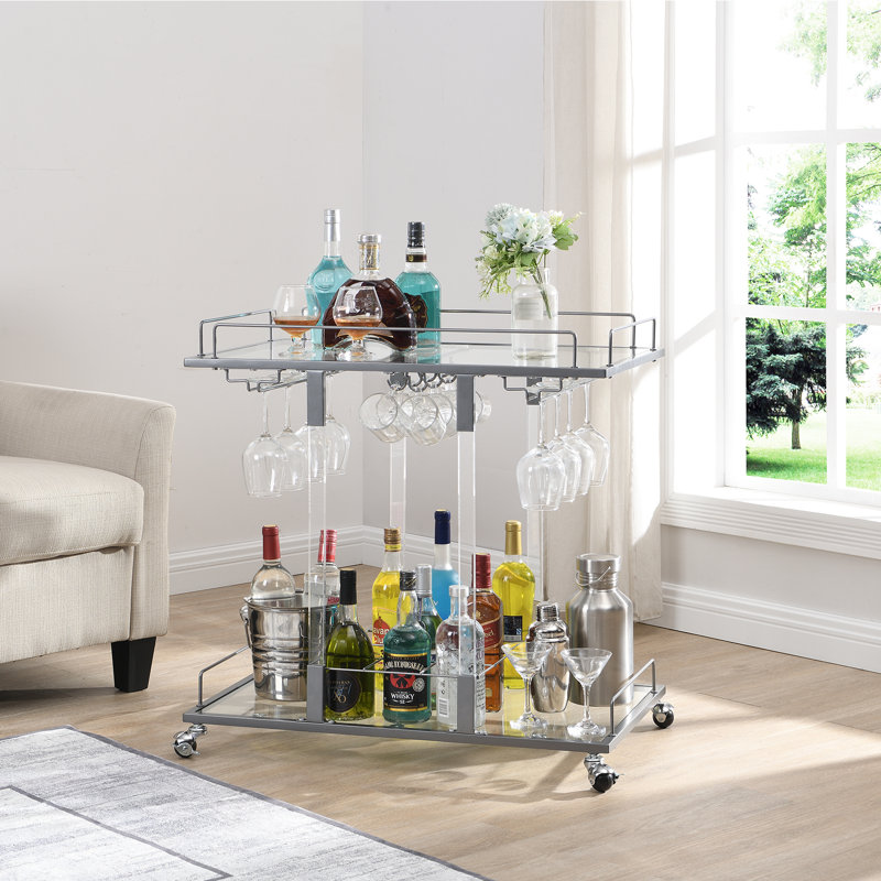 Rebrilliant Kibwe Bar Cart & Reviews | Wayfair