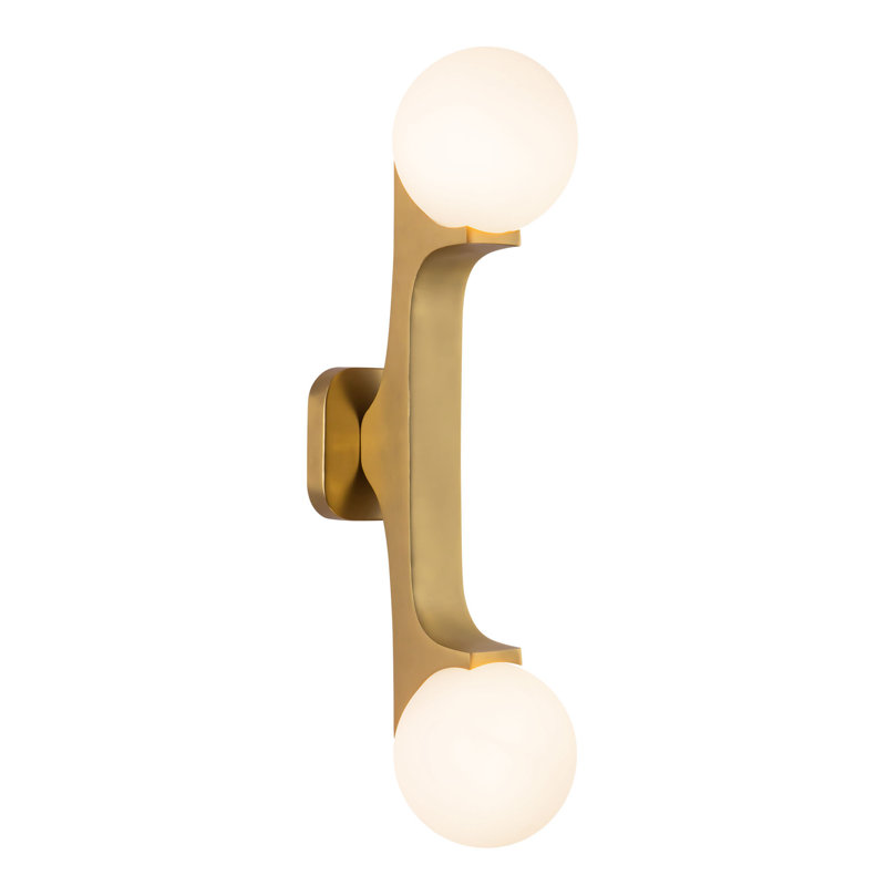 Briar 22-in Gold Wall Sconce, Brushed Gold