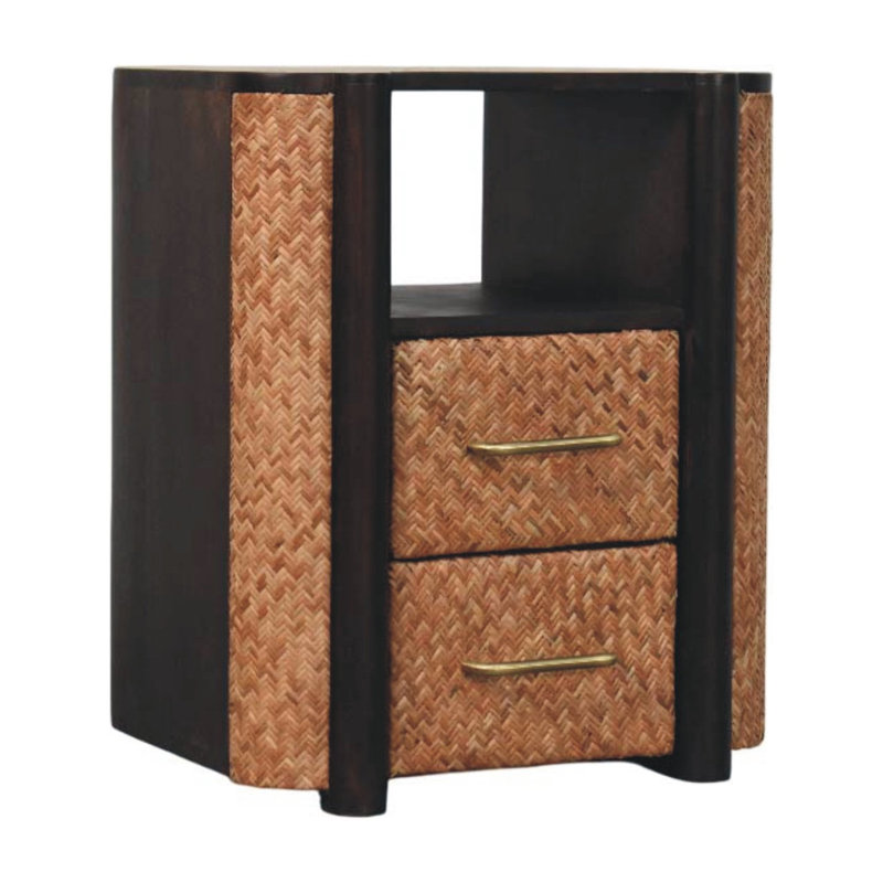 50cm W Solid Wood Bedside Table