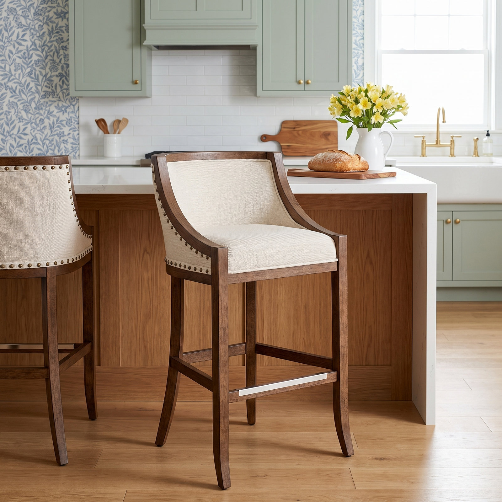 Celestial " Bar Stool, Counter Stool (26" Seat Height)
