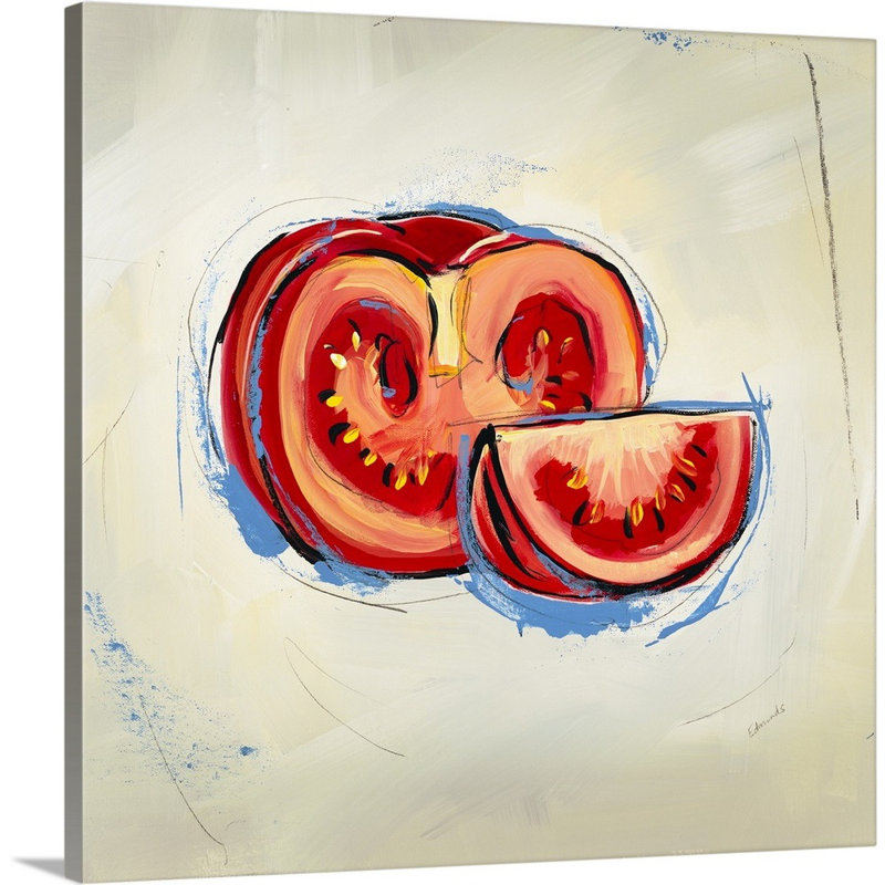 « picnic party iii », peinture sur toile, Toile tendue, H 12 po x l 12 po x p 1,25 po