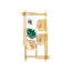 Accessoire mural en métal peint à la main 18,9 po x 2,8 po x 34,3 po | 100% métal, épaisseur: 0,05 po | Montage mural facile | Variations de couleurs uniques pour un décor personnalisé | Parfait pour la maison et le bureau