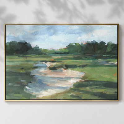 «Golf Course Study», toile tendue avec cadre I