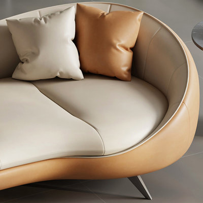 Modern Minimalist Arc Leisure Indoor Chaise Lounge