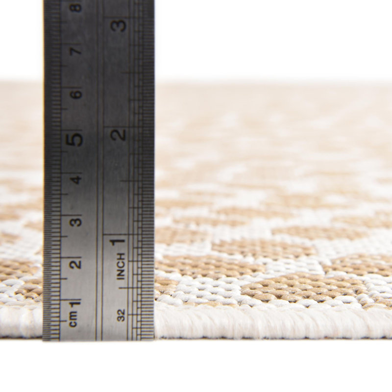 Tapis d'extérieur couleur os, Carré 10 pi 8 po