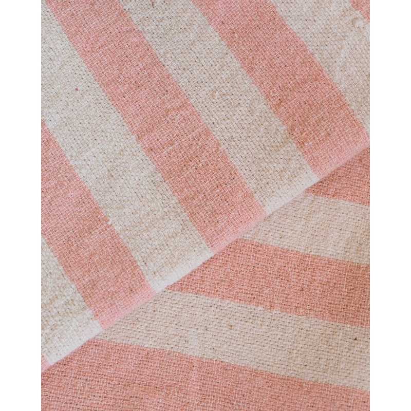 Débarbouillette à rayures Blush