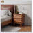 Vintage-style Mid Century Modern Nightstands with Bevel Design, MDF Construction, and Ample Storage for Bedroom-1773866783