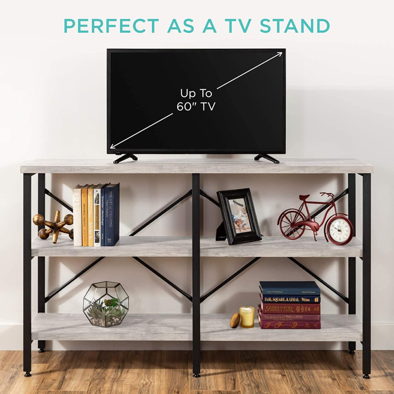 Lanesha 55'' Console Table, Gray