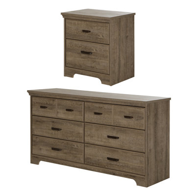 Versa 6 Drawer Double Dresser