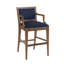 Newport Upholstered Stool with Metal Frame-44645396-44645399-44645400