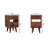 Jeramee 11.8'' W Solid Wood Nightstand
