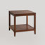 Table d'appoint en bois avec tablette-592044411