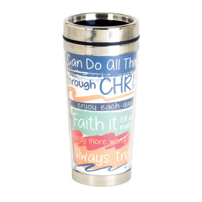 Tasse de voyage I Can Do All Things 16 oz