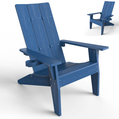 Chaise Adirondack en plastique / résine (ensemble de deux)