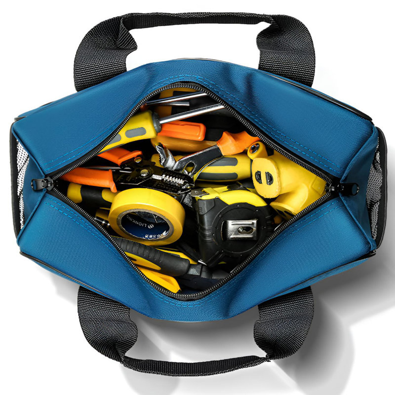 Professional Electrician Tool Bag With Reinforced Construction For Heavy Duty Use