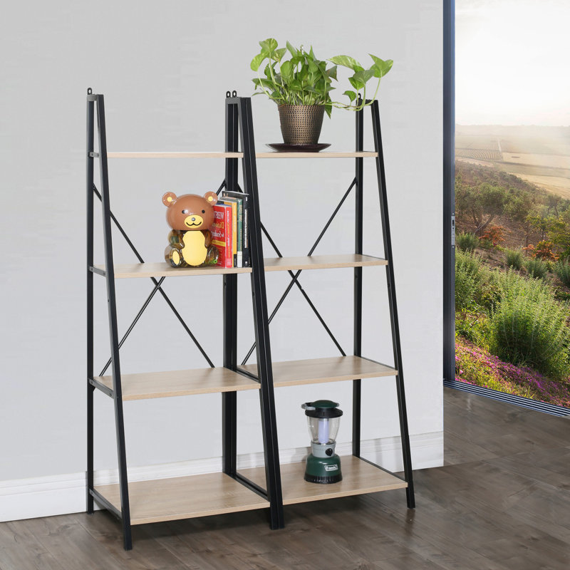 Victorine Ladder Bookcase, Oak
