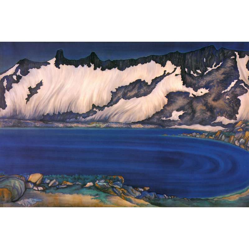 Lake Basin dans la High Sierra, ca. 1930, H 16 po x l 24 po