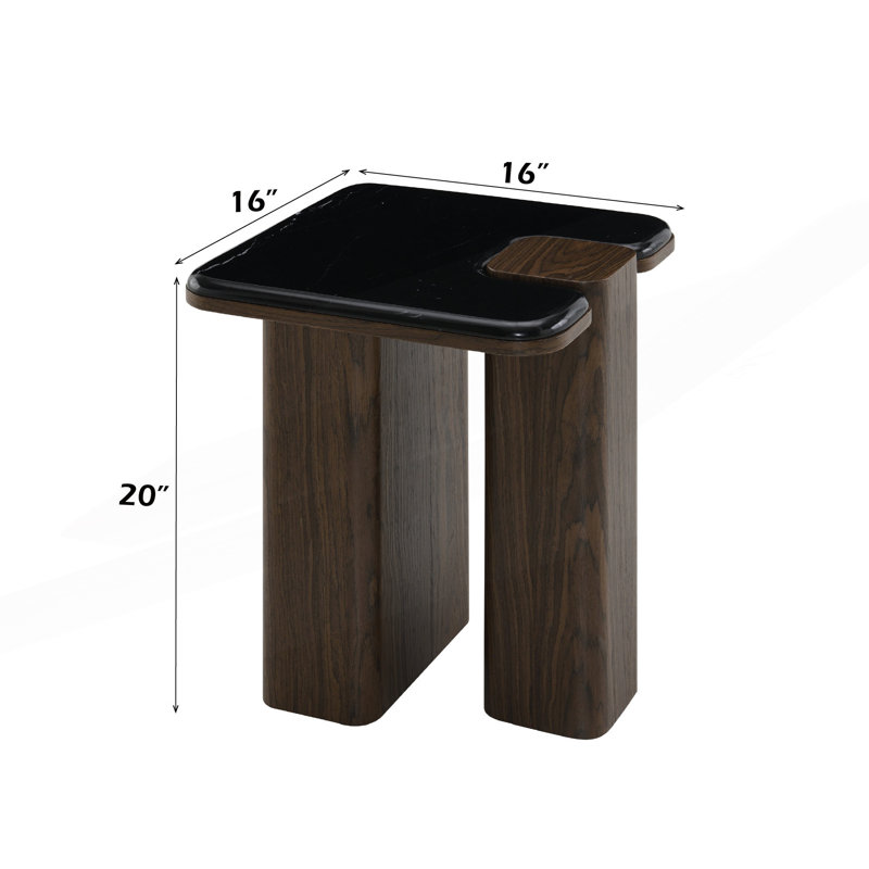 End Table With Marble Top