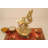 15" Handcrafted Brass Peacock Oil Lamp with Hanging Bells – 22-Wick Traditional Indian Diya Stand – Artisan Global Home Décor-1449069728