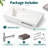 32" V-Shaped Stone Resin Sink with Integrated Towel Bar, Wall-Mounted Floating Bathroom Sink-1206841717