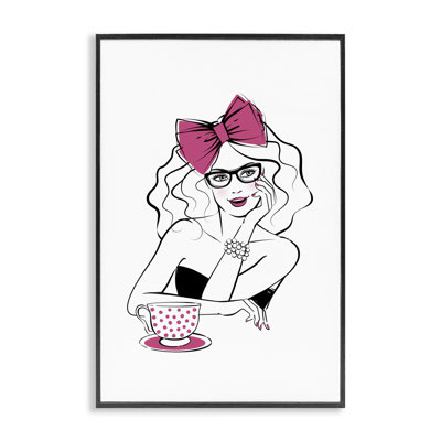 Art glamour giclée sur le thé par Martina Pavlova