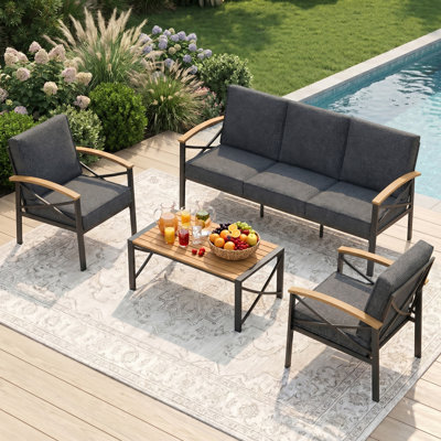 4-Piece Outdoor Conversation Set