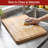 Extra-Large Bamboo Cutting Board - Eco-Friendly Thick Chopping and Serving Board with Juice Groove
