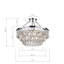 Plafonnier semi-encastré 9 lumières 23,6 po Mraz-1188830921