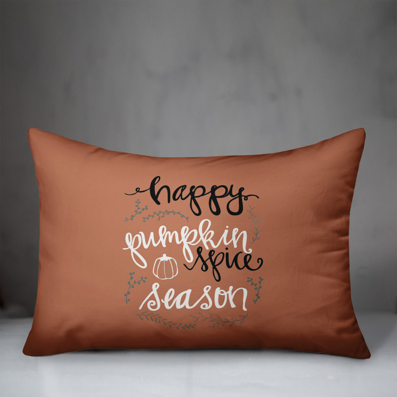  Housse de coussin rectangulaire et insert Happy Season