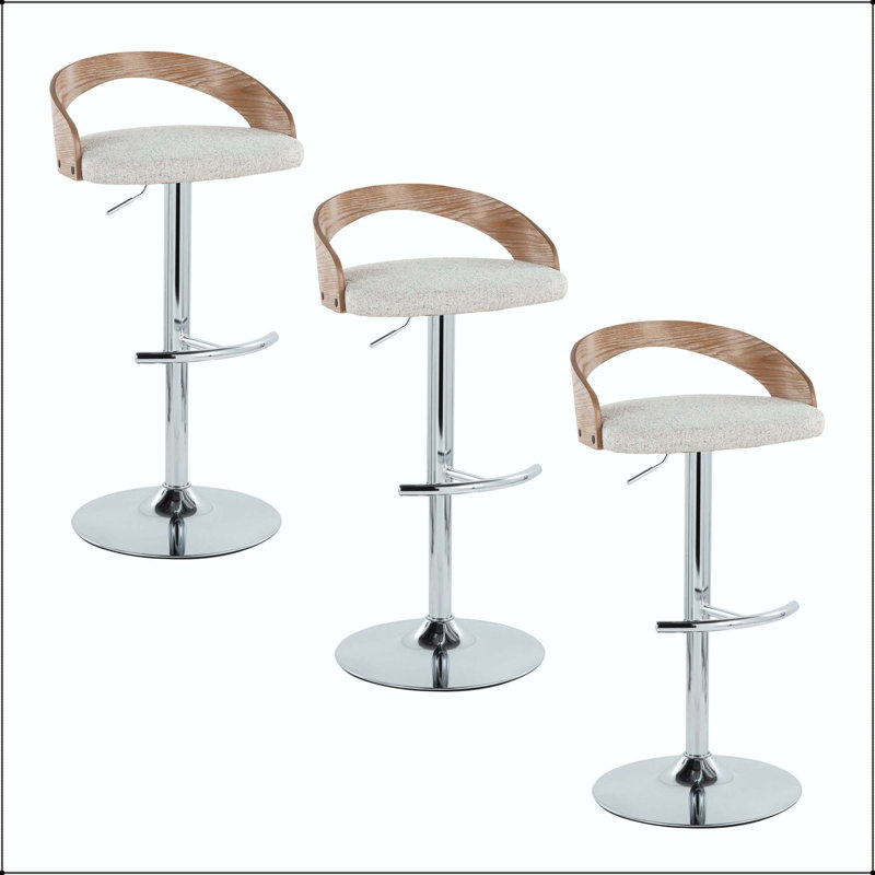 Tabouret de bar réglable avec pivot - ensemble de 2, 3