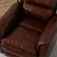 Fauteuil inclinable et pivotant avec repose-pieds manuel cognac brésilien-1381611169