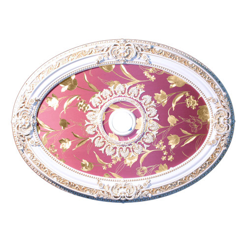 Artistry Lighting Oval White Ceiling Medallion 