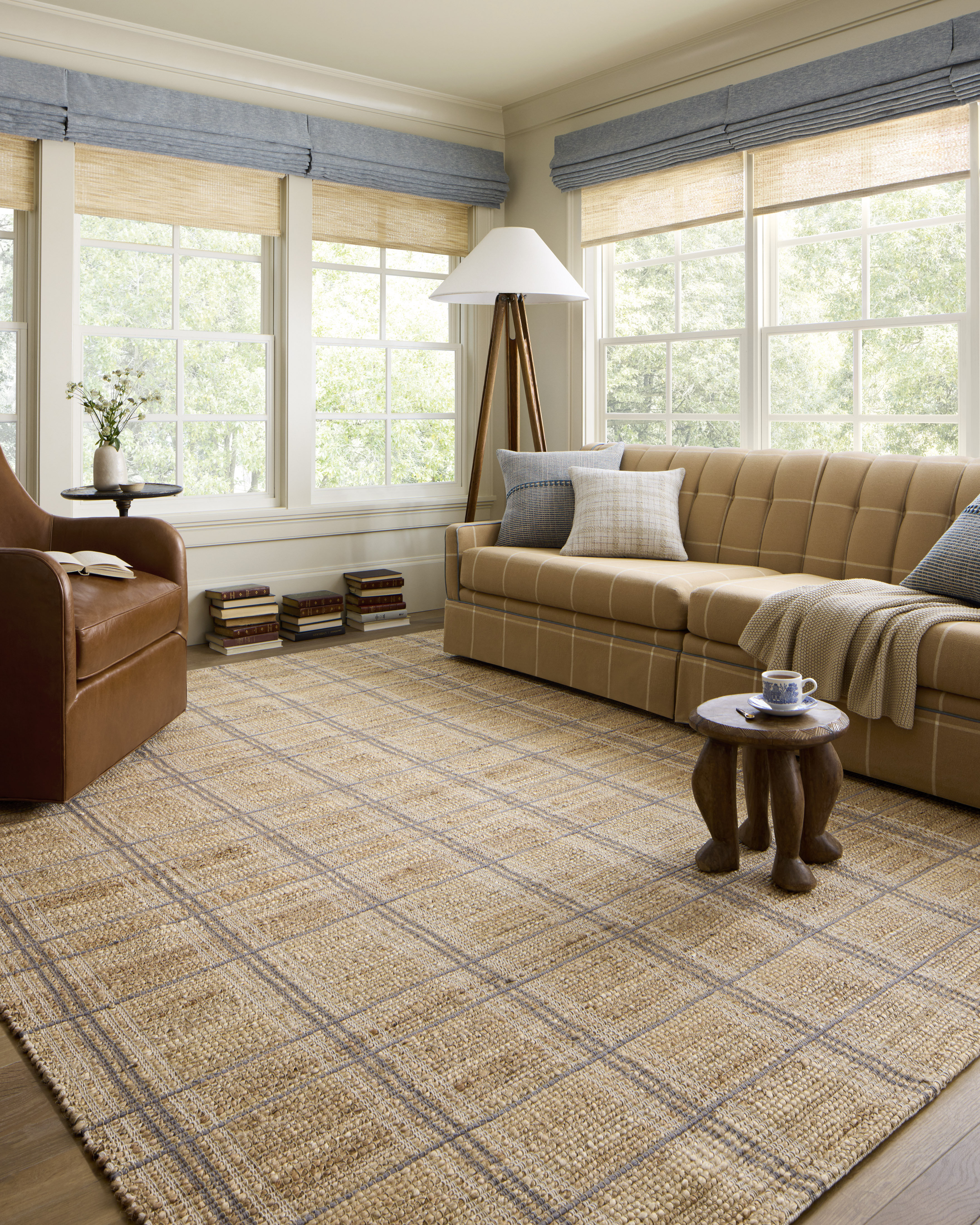 Chris Loves Julia x Loloi Judy Natural / Stone Area Rug & Reviews | Wayfair