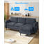 Canapé modulaire en L avec rangement-480333309
