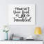 Don't Let Your Head Be Troubled 1 Piece Wrapped Canvas Wall Art-1713463096