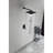 10 Inch Shower Head Bathroom Luxury Rain Mixer Shower Complete Combo Set Wall Mounted