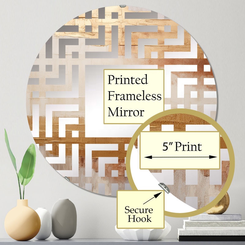 Byren - Square Wall Mirror, 23.6" x 23.6"