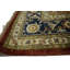 Tapis rouge traditionnel indo Heriz Serapi Knightsville