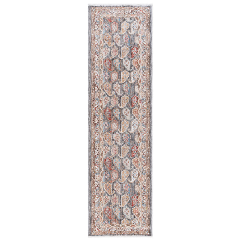 Paisley 862 Performance Paisley Rug, Runner 2'3" x 8'