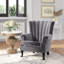 Cadsden Velvet Wingback Chair-38292145