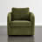33" W Modern Upholstered Swivel Armchair-1378563915