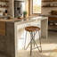 Tabouret de comptoir en teck Aloha
