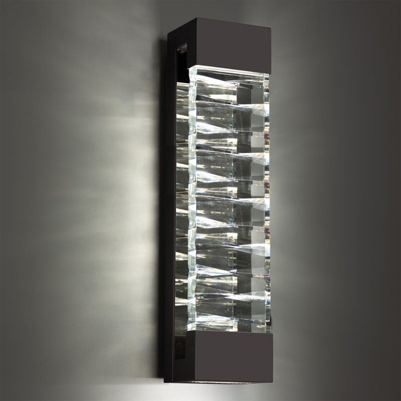 Labyrinth LED Outdoor Flush Mount, 32" H x 9" W x 8.5" D