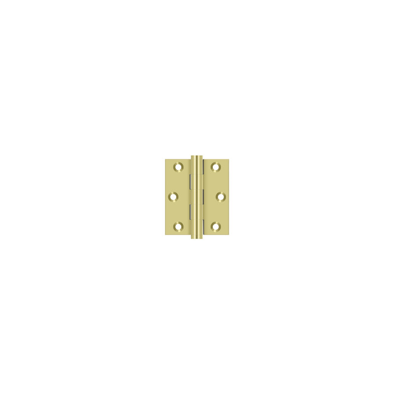 102'' x 102'' Butt Bearing Hinge, Polished Brass