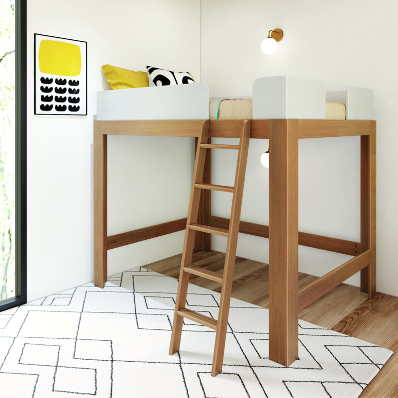 Bellmont Kids Full High Loft, Pecan/White