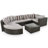 6 - Person Modular Patio Conversation Set with Cushions-2113139403-2113901708