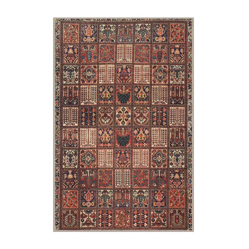 Patchwork Indoor Rug, Rectangle 4' x 6'