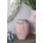 8.5x8.5x9.5" Rounded Amphora Vase with Textured Terracotta Finish and Small Handles
