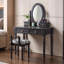 Coiffeuse avec miroir, tiroirs