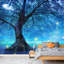 Murale arbre féerique en forêt mystique-88769842